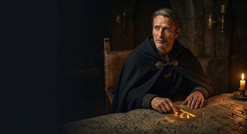 Player on mobile device playing casino game